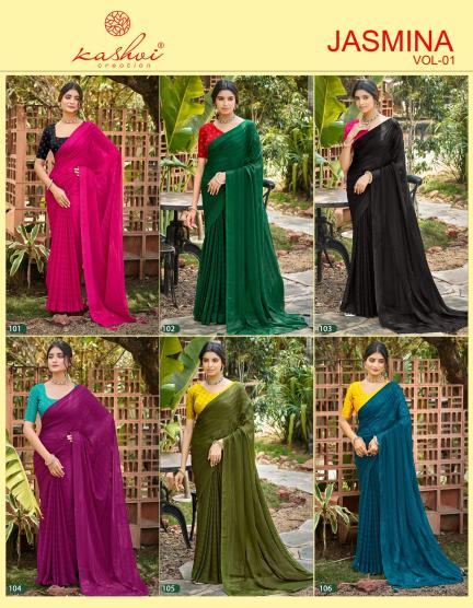 Kashvi jasmine vol 1 surat saree wholesale